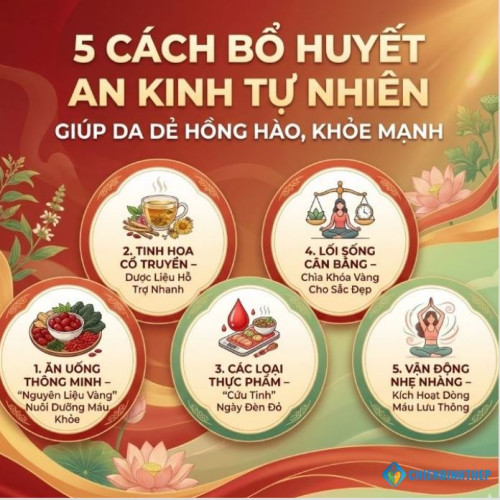5 Cách Bổ Huyết An Kinh Tự Nhiên Giúp Da Dẻ Hồng Hào, Khỏe Mạnh