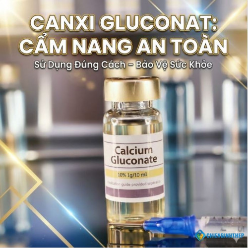 Canxi Gluconat: Cẩm Nang An Toàn Và 5 Lưu Ý Sống Còn Cho Người Bệnh