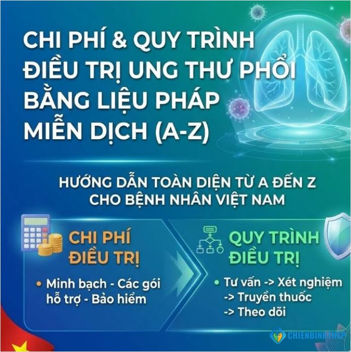 Chi phí và quy trình điều trị Ung thư Phổi bằng liệu pháp miễn dịch (A-Z)