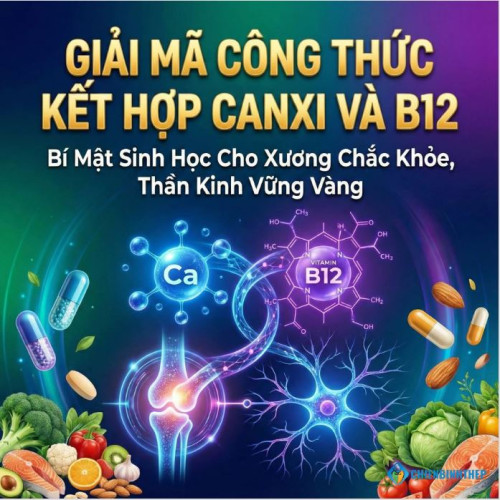 Giải Mã Công Thức Kết Hợp Canxi và B12: Bí Mật Sinh Học Cho Xương Chắc Khỏe, Thần Kinh Vững Vàng