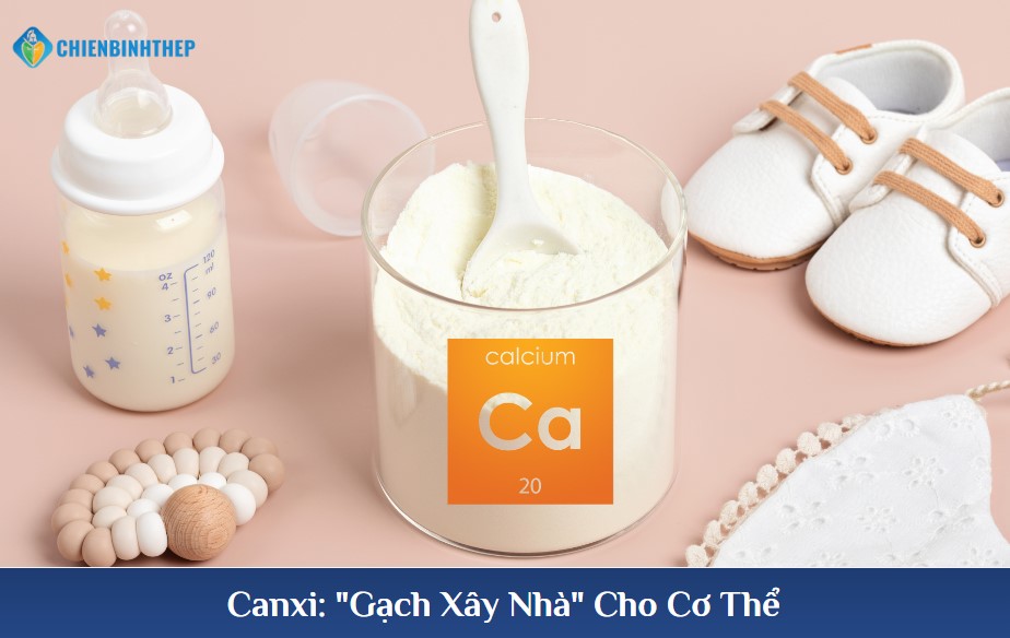 canxi giúp xây dựng cơ thể