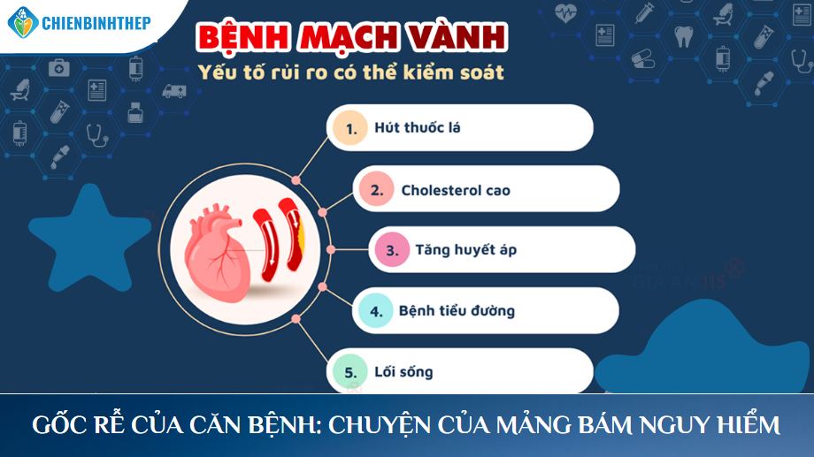 Gốc rễ của căn bệnh mạch vành