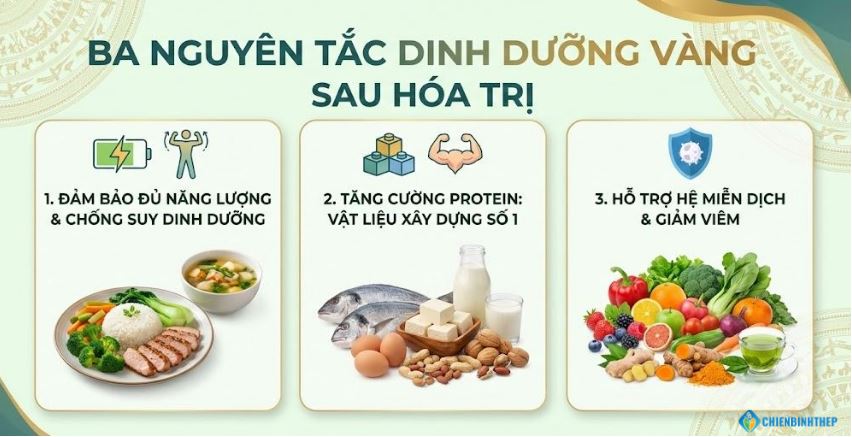 Nguyên tắc dinh dưỡng cho người sau hóa trị