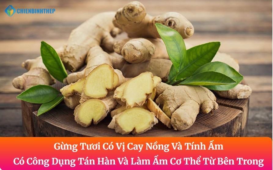 Tác dụng của gừng tươi