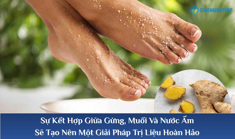 Tác dụng của ngâm chân gừng muối