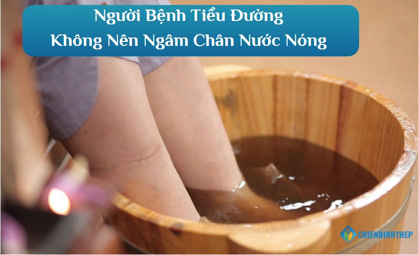 Bệnh nhân tiểu đường không nên ngâm chân nước nóng