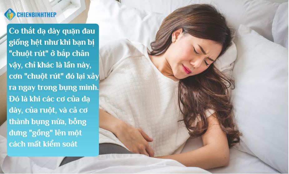Co thắt dạ dày quặn đau thực chất là gì?