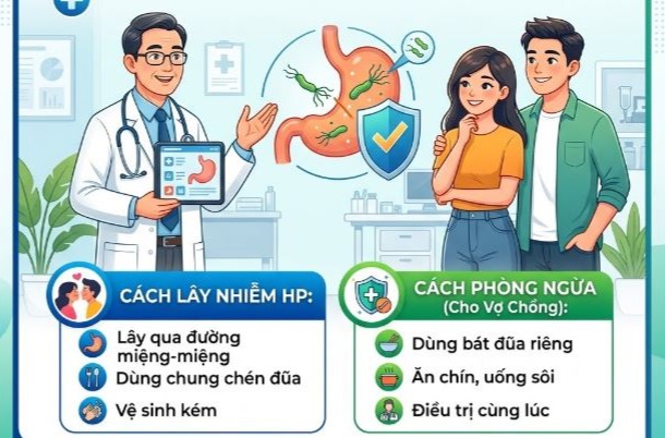HP dạ dày có lây không