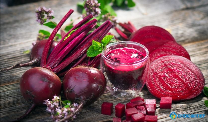 Nước uống giải độc gan từ củ dền