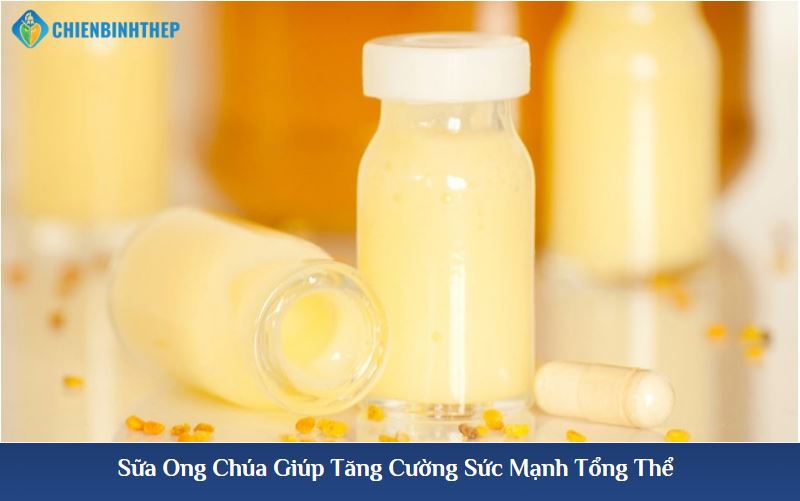 Sữa ong chúa giúp tăng cường sức mạnh tổng thể