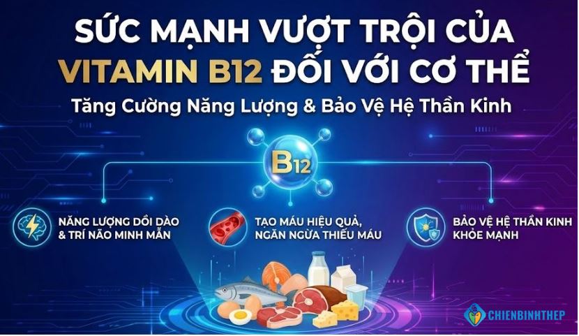 Tác dụng của vitamin b12