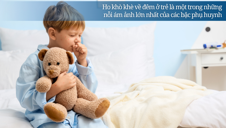 Ho khò khè về đêm ở trẻ