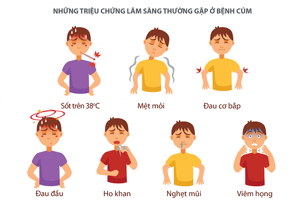 Triệu chứng của bệnh cúm phân biệt với cảm lạnh