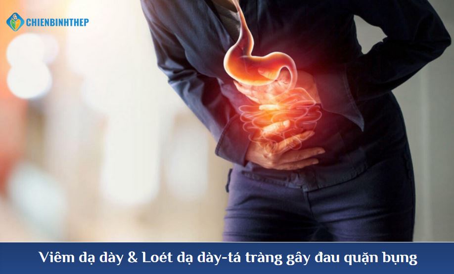 Đau dạ dày gây đau quặn bụng