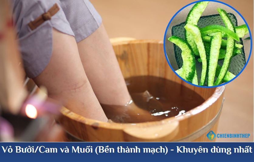 Vỏ bưởi, cam và muối giúp bền thành mạch