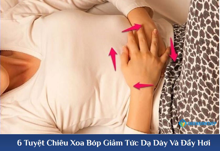 Xoa bóp dạ dày giảm đầy hơi